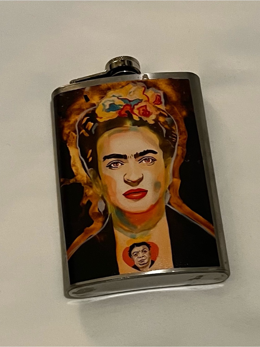 Frida Kahlo art on Flask